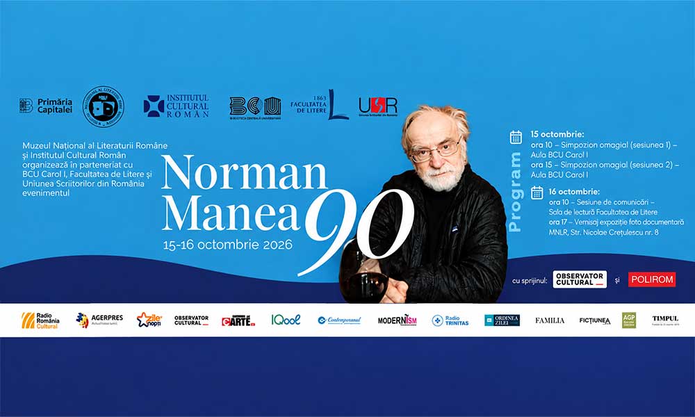„Norman Manea 90”: personalități ale culturii internaționale, reunite la București pentru un moment omagial